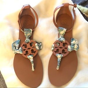 Tory Burch Miller Scarf Sandals